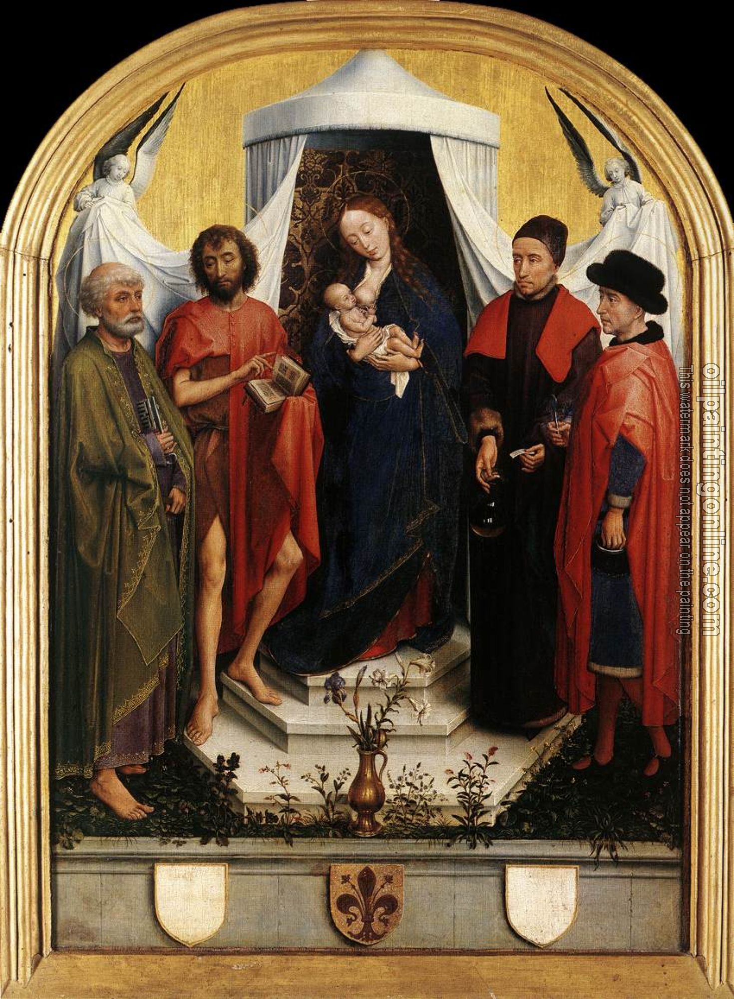 Weyden, Rogier van der - Virgin with the Child and Four Saints